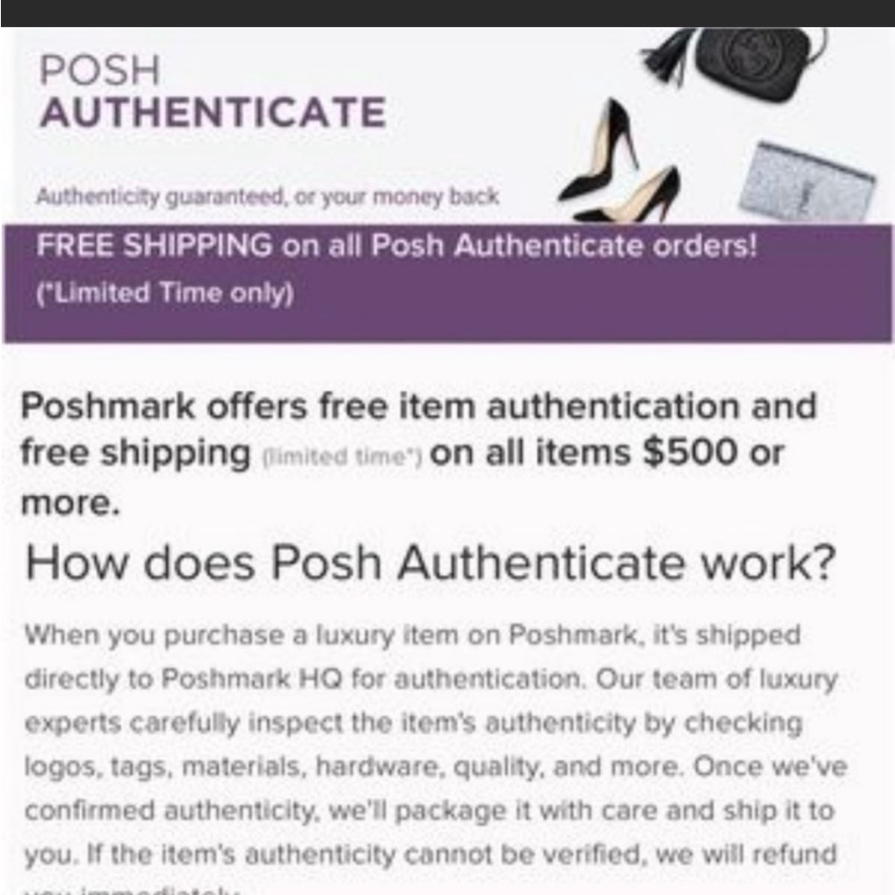 Info On Offers, Etiquette And Posh Authentication In My Closet - Picture 6 of 13